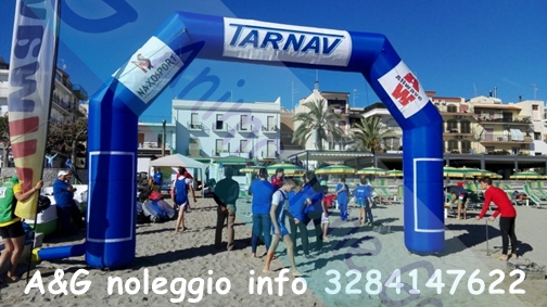 Arco gonfiabile pubblicitario