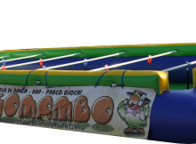 gonfiabile Calcio Balilla umano
