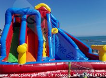 Noleggio scivolo gonfiabile acqua